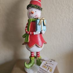 North Pole South Snowman Collectible 