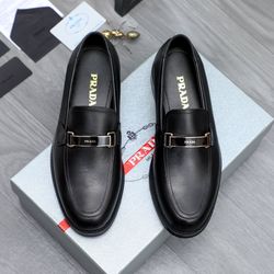 Prada Men’s Leather Shoes With Box 2026 New 