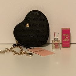 Juicy Couture Wallet Wristlet And Mini Perfume 