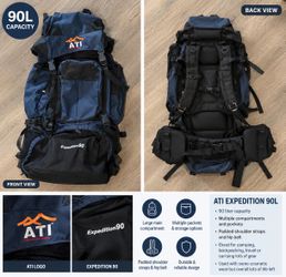 ATI Expedition 90L backpacking pack