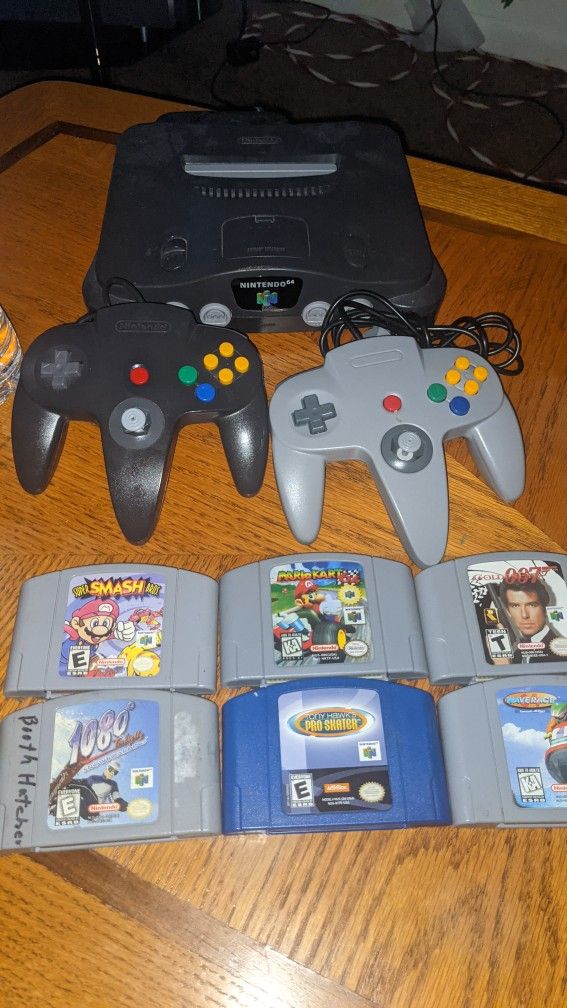 Nintendo 64 With Classic Games