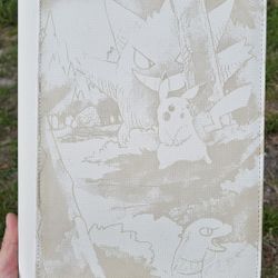 Haunted Pikachu Laser Engraved Binder 