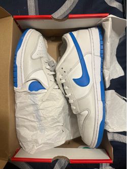 White & Gray Nike Dunks