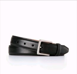 Brand New Tags Thursday Everyday Women's Black Classic 100% Leather Belt Size 28
