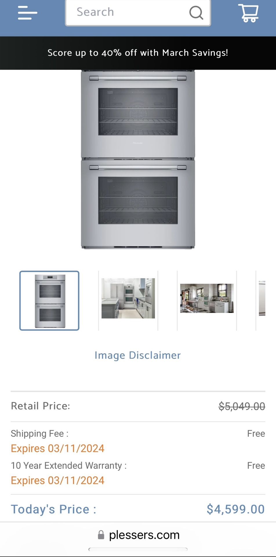 Double Commercial Stove