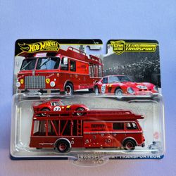 Hot Wheels Ferrari 250 GTO & Fiat 642 RN2 Bartoletti Transporter