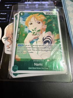 One Piece tcg green nami eb02 playset