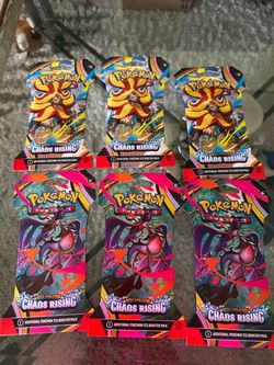 Pokémon Chaos Rising Single Sleeve Packs