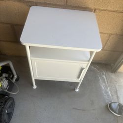 Small white nightstand 
