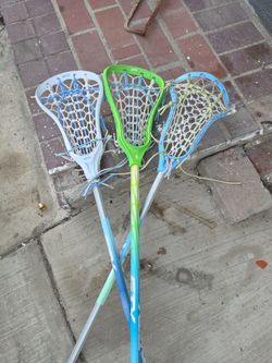 STX Lacrosse Sticks – Lot of 3