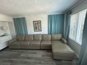 Sectional Leather Couch