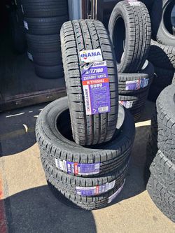 235-65-17 $350 CASH OUT THE DOOR All Season Tires installed (4) New 50,000 Mile Warranty-We Financca