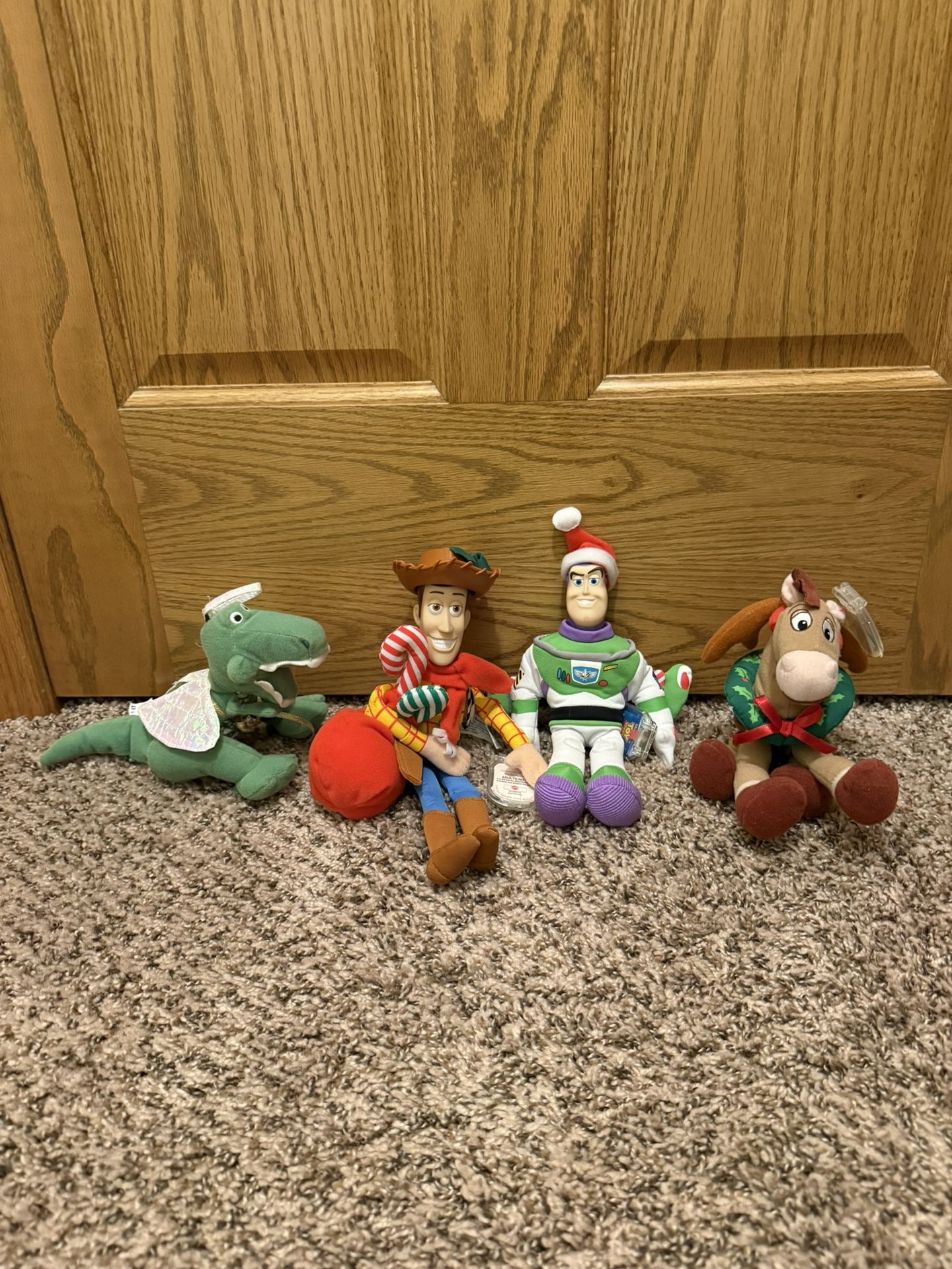 Vintage Toy Story 2 Star Bean Christmas Collection