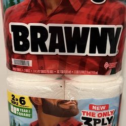 Brawny Paper Towels 2/$12