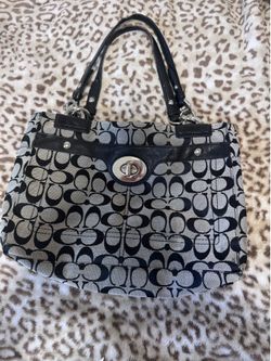 Black vintage coach bag
