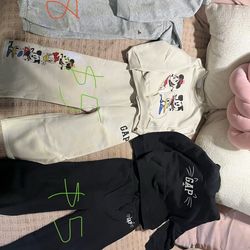 Baby Gap Joggers W/ Matching Sweater Sets