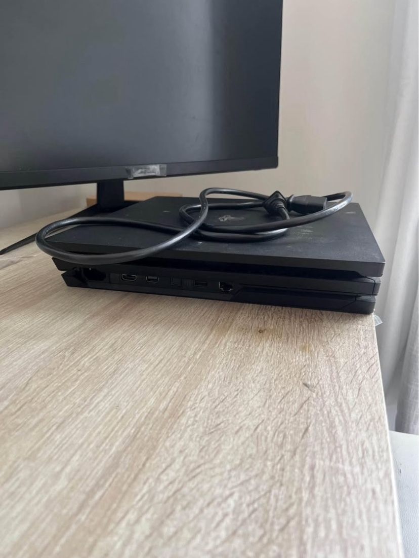 PS4 Pro With Controller & Power Chord 
