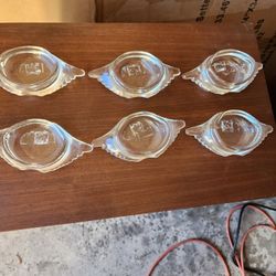 Glass Bake Crab Dishes