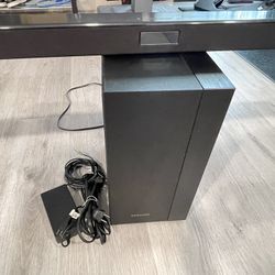 Samsung Soundbar + Wireless Subwoofer + Optical Cable