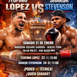 TEOFIMO
 LOPEZ Vs SHAKUR STEVENSON