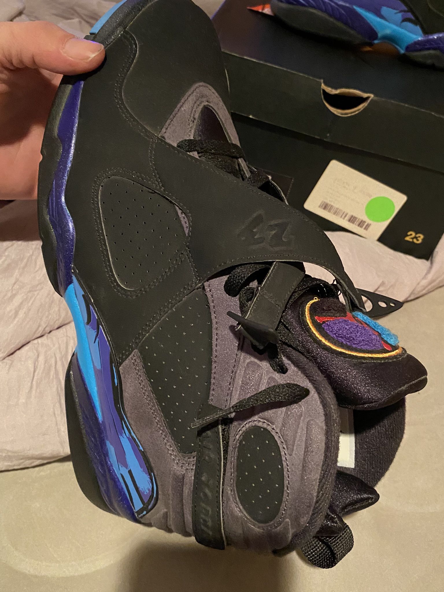 2015 Jordan 8 Aqua Worn Once