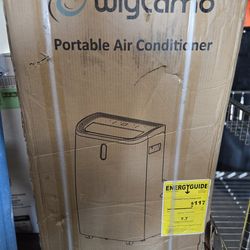 14,000 BTU Portable Air Conditioner-Cools rooms up to 700 sq. ft. 4-in-1 (AC, Heat, Dehumidifier, Fan) with Remote.