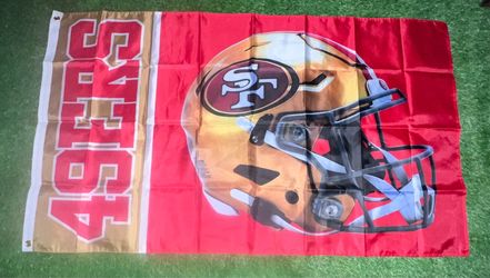 49ers flag size 5’x3’