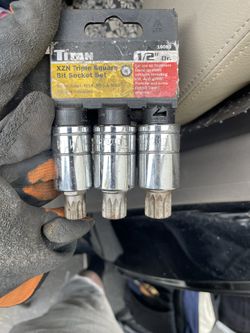 1/2 Triple Square Bit Socket Set