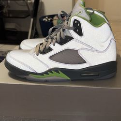 Size 11 Men’s Jordan 5 “green Bean”