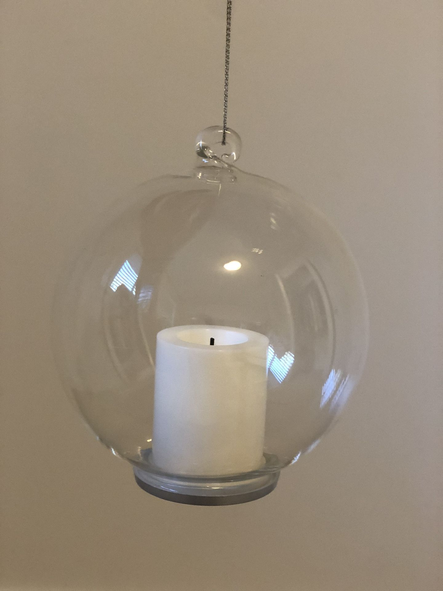 lighting inside a glass ball/ Christmas Candles Decorations/ornamente