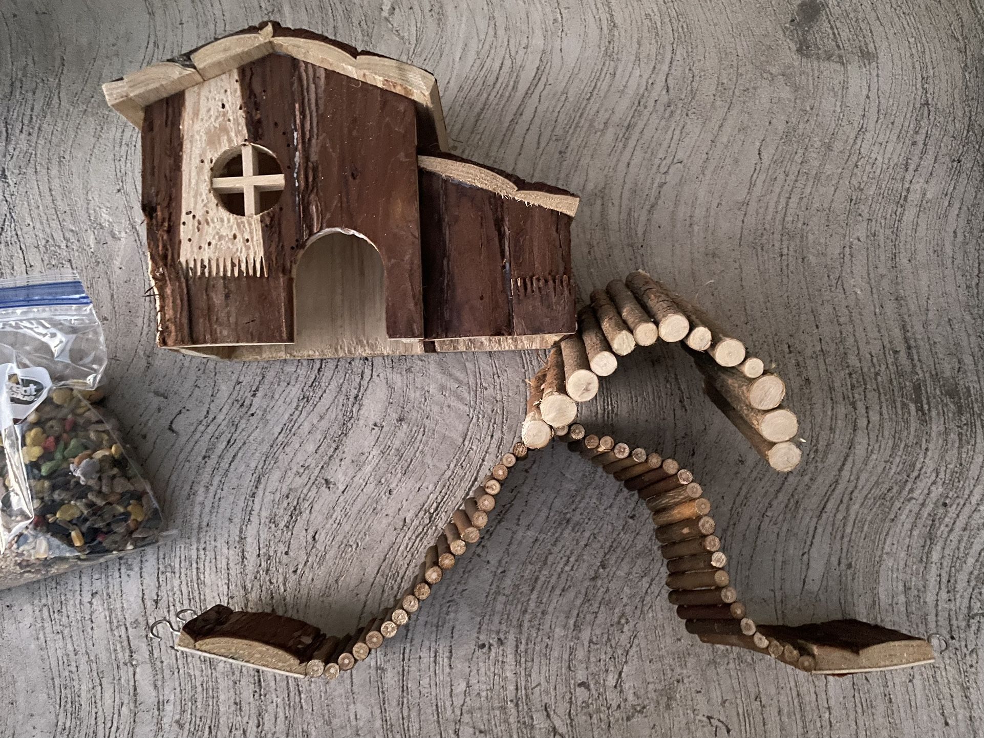 Hamster House And Wheel