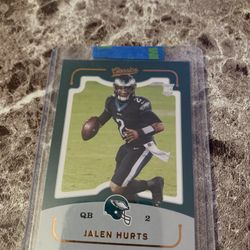 Hurts Rookie With Case 