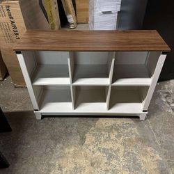 6 Cube Storage Organizer and Shelf, Cube Storage Shelf,White Bookshelf with Storage for Bedroom and Home Office