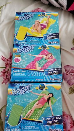 New 7 ft long roll up mat floats $10 each