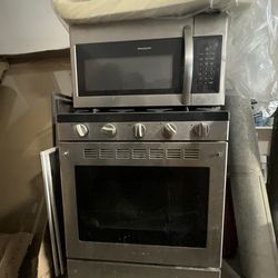 Gas Stove and microwave
