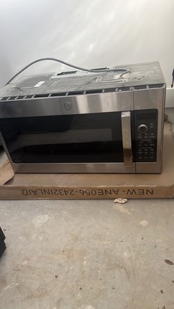 GE profile microwave built in above stove