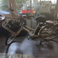 Electric Blix New Motor pastel yellow bike