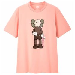 KAWS x Uniqlo Companion Tee (Medium US Sizing) Pink 