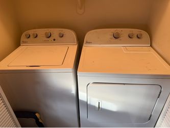 Washer and dryer
