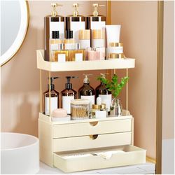 Bathroom Counter Organizer – 3 Drawers + 5 Tiers – NEW