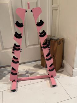 Dumbbell Rack Stand Only, Weight Rack for Home Gym Storage Stand for Weights Metal Weight Stand Dumbbell Holder (Dumbells not Included) $45