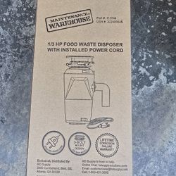 Garbage Disposal New 