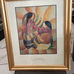 Framed LEONEL Artwork 