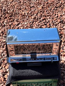 Vintage GE Deluxe Toast-R-Oven Toaster 1970s Chrome Pristine Tested WORKS w/ Tray retro kitchenalia