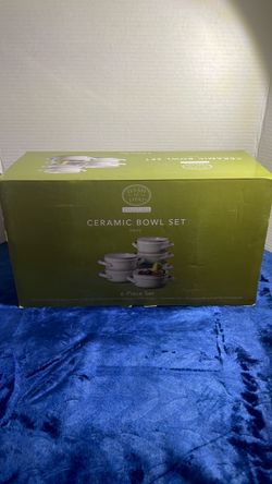 Dash of That Ceramic Bowl Set Ivory 6-Piece