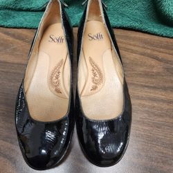 Sofft Black Leather Flats