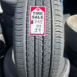 255-45-19 Continental Procontact Full Used Tire Set $250 Free Mounting And Balancing 