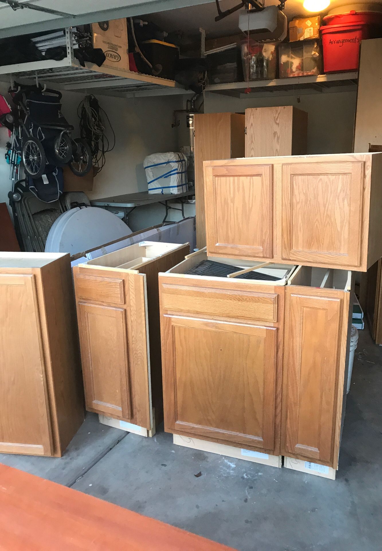 Oak cabinets that can help you add more storage or a new look to your kitchen can all be yours for $275