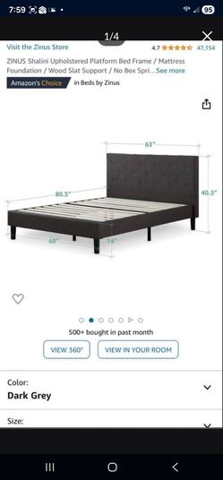 Queen bed frame