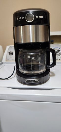 KITCHEN AID COFFEE MAKER Stainless &Black